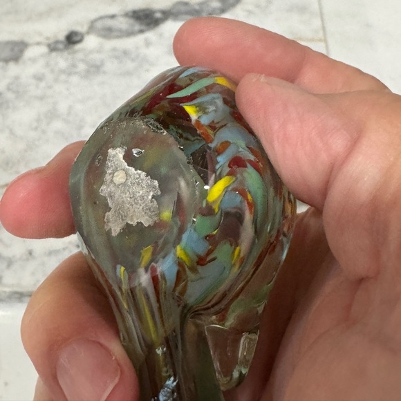 Colorful Glass Bird Figurine - Picture 4 of 10
